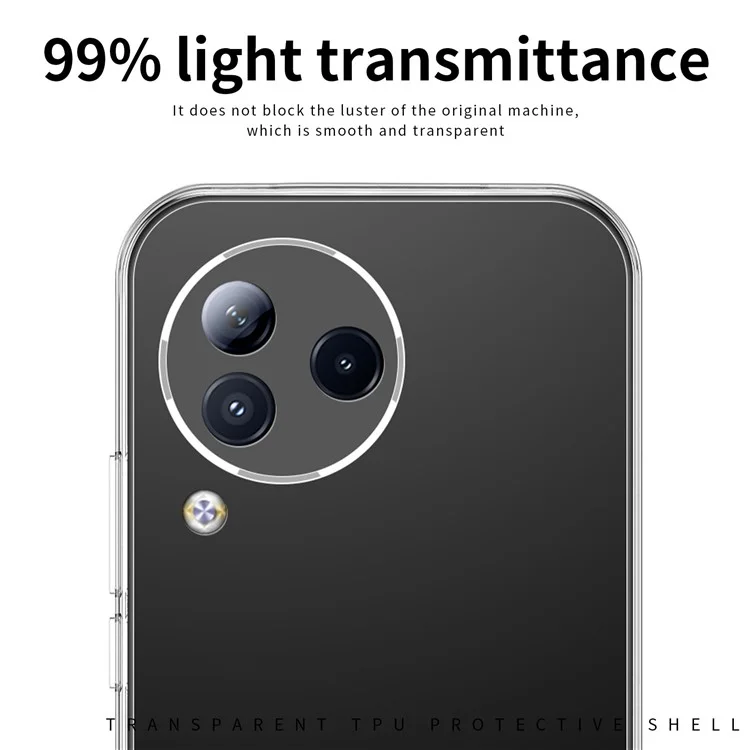 MOFI Für Xiaomi Civi 3 5G stoßfeste Rückenschale Handyhülle Transparente Handyhülle