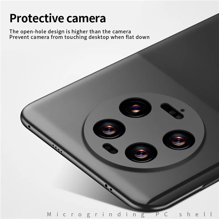 MOFI JK PC Series-1 Shield pour Xiaomi 13 Ultra Coque de téléphone en PC mate anti-rayures Housse de protection - Noir
