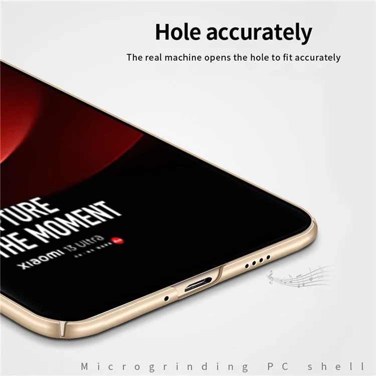 MOFI JK PC Series-1 Shield pour Xiaomi 13 Ultra Coque de téléphone en PC mate anti-rayures Housse de protection - Noir