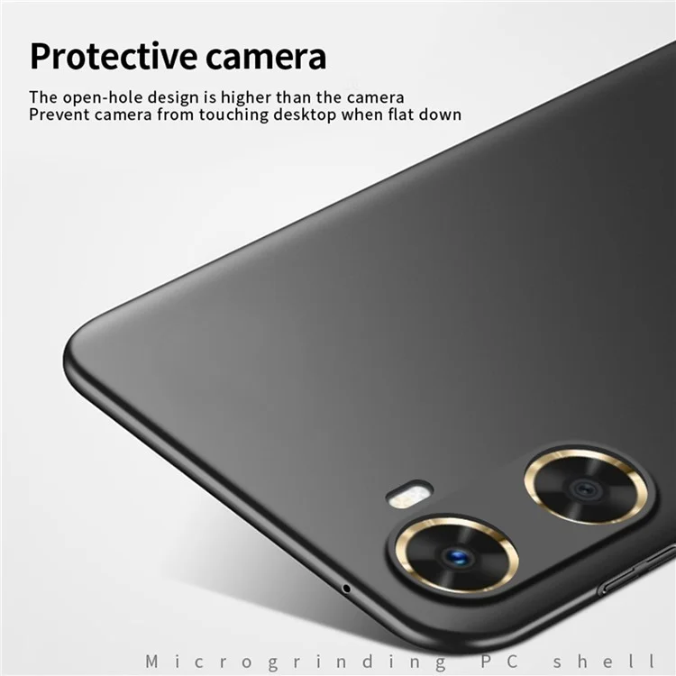 Funda protectora MOFI JK PC Series-1 para Huawei Enjoy 60, resistente a golpes, mate de PC, funda y cubierta para teléfono - Negro