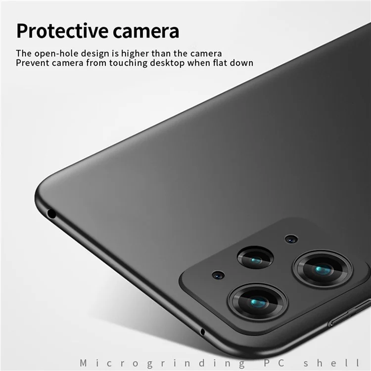 MOFI JK PC ​​series-1 Shield Pour Xiaomi Redmi Note 12S 4G PC Téléphone PC Couverture de Téléphone Anti-scratch - Noir