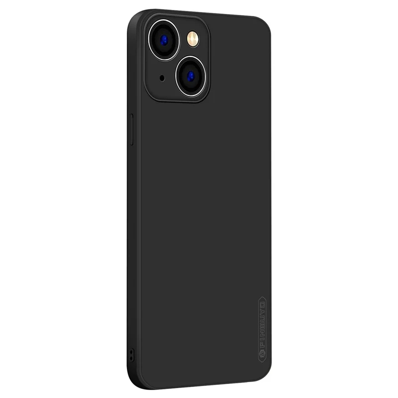 PINWUYO For iPhone 15 Plus Anti-Scratch Back Case Precise Cutouts Soft TPU Phone Cover - Black