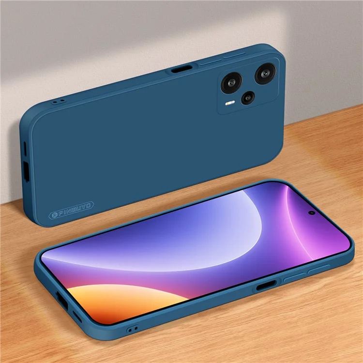 PINWUYO JK TPU-2 Series For Xiaomi Redmi Note 12 Turbo / Poco F5 5G Funda de TPU para teléfono Cortes precisos Cubierta anti-caída - Azul