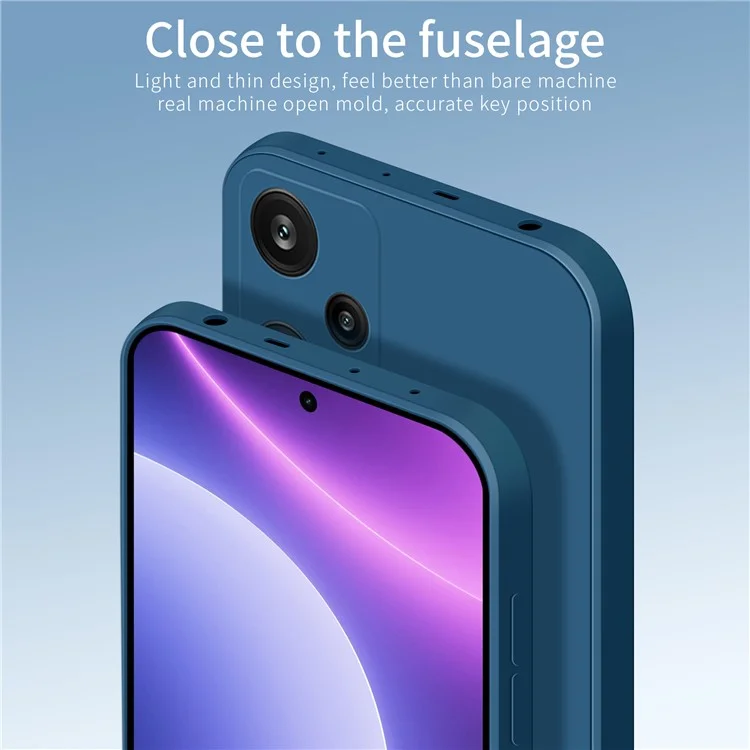PINWUYO JK TPU-2 Series For Xiaomi Redmi Note 12 Turbo / Poco F5 5G Funda de TPU para teléfono Cortes precisos Cubierta anti-caída - Azul