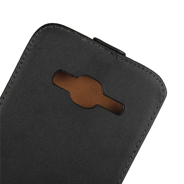 Split Leather Vertical Flip Phone Case for Samsung Galaxy J3 / J3 (2016)