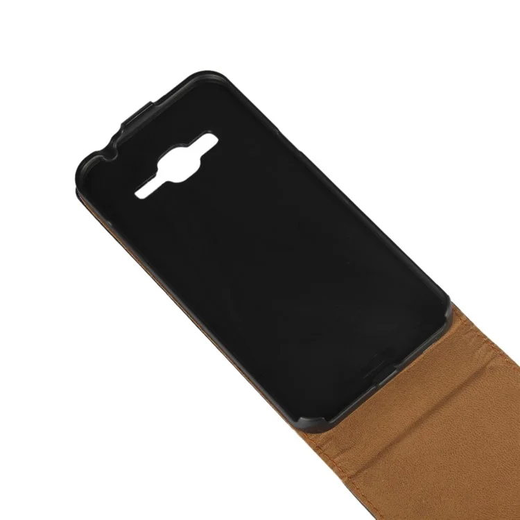 Split Leather Vertical Flip Phone Case for Samsung Galaxy J3 / J3 (2016)