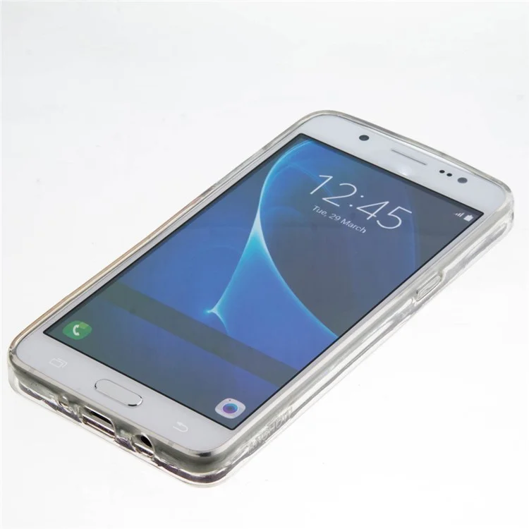 Powder Sequins Liquid TPU Phone Cover for Samsung Galaxy J5 (2016) SM-J510 - Blue