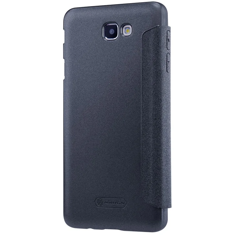 NILLKIN Sparkle View Window Leather Case for Samsung Galaxy On5 2016/J5 Prime - Black