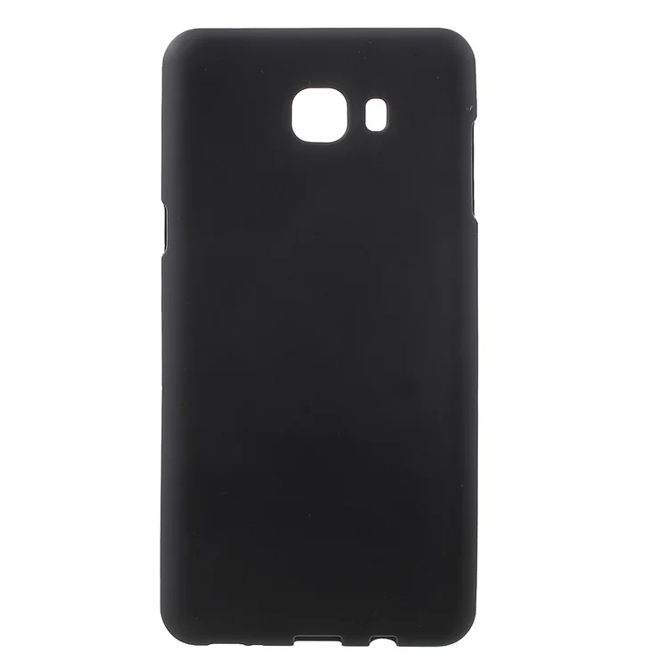 Anti-fingerprint Frosted TPU Gel Case for Samsung Galaxy C9 Pro - Black