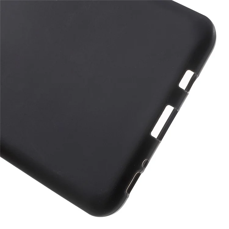 Anti-fingerprint Frosted TPU Gel Case for Samsung Galaxy C9 Pro - Black