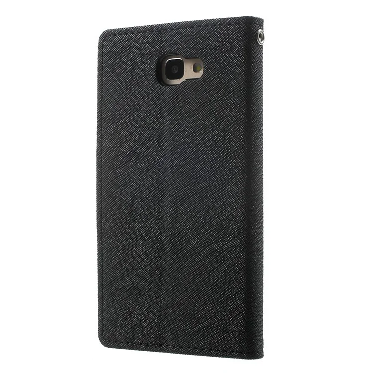 MERCURY GOOSPERY Fancy Diary Leather Flip Case for Samsung Galaxy J5 Prime/On5 2016 - Black