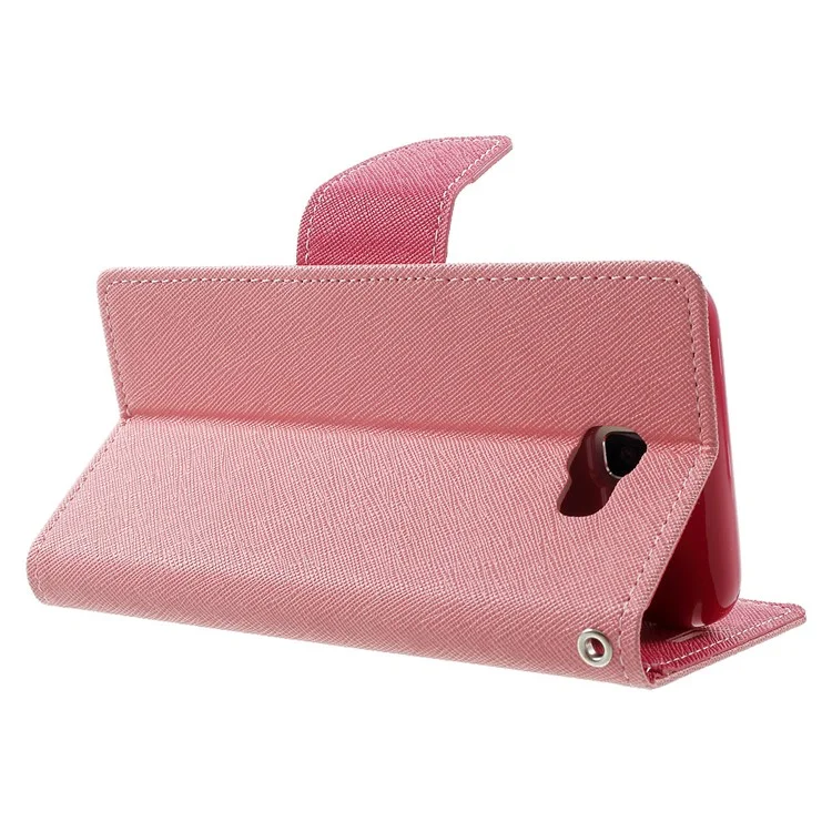 MERCURY GOOSPERY Fancy Diary Leather Stand Case for Samsung Galaxy J5 Prime/On5 2016 - Pink