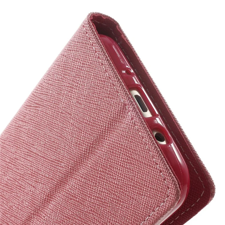 MERCURY GOOSPERY Fancy Diary Leather Stand Case for Samsung Galaxy J5 Prime/On5 2016 - Pink
