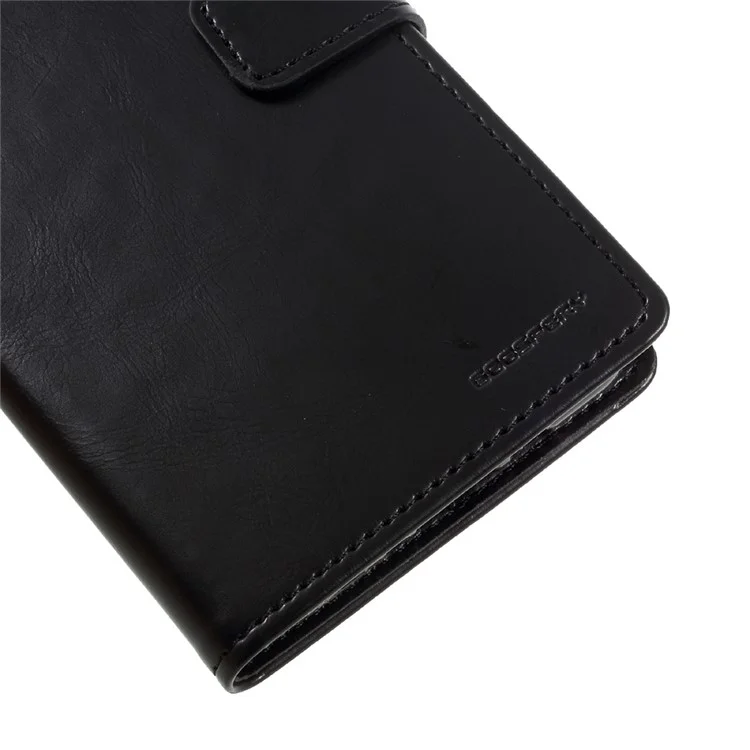 MERCURY GOOSPERY Blue Moon Wallet Leather Case for Samsung Galaxy J7 (2016) J710 - Black