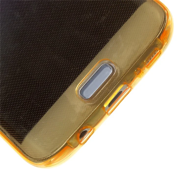Gradient Color Touchable Front + Back 2-Piece TPU Gel Case for Samsung Galaxy S7 Edge G935 - Rose / Yellow