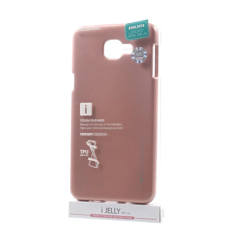 MERCURY GOOSPERY i JELLY TPU Back Case for Samsung Galaxy A9 (2016) - Rose Gold