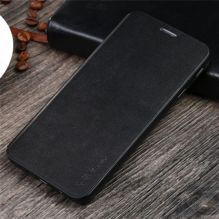X-LEVEL Flip Leather Stand Case for Samsung Galaxy J7 Prime / On7 2016 - Black