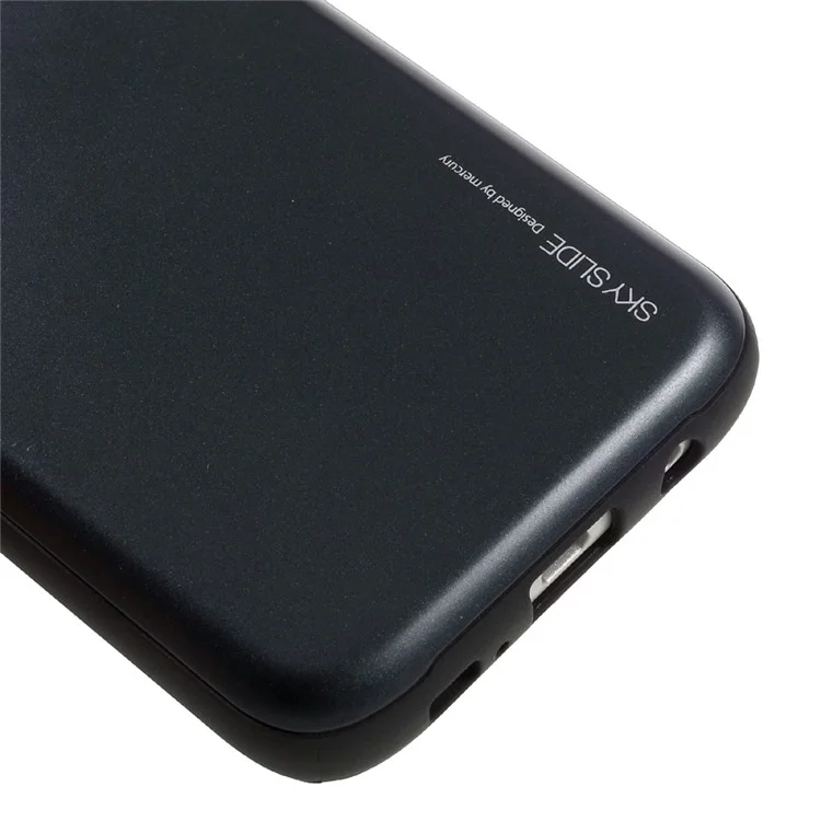 MERCURY GOOSPERY Sky Slide PC TPU Card Holder Case for Samsung Galaxy S7 edge G935 - Black