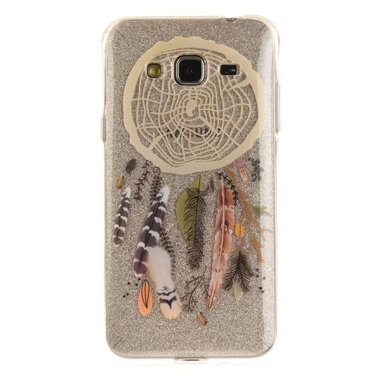 Patterned Clear IMD TPU Case for Samsung Galaxy J3 (2016) / J3 - Dream Catcher