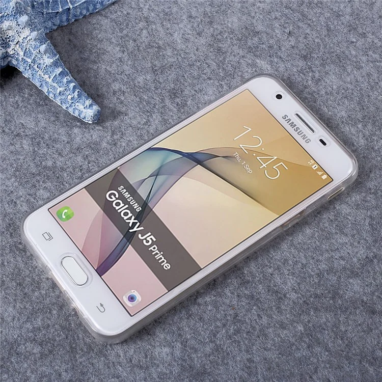 Clear Touchable Mobile Phone Case (TPU Material) for Samsung Galaxy J5 Prime/On5 2016 - Transparent