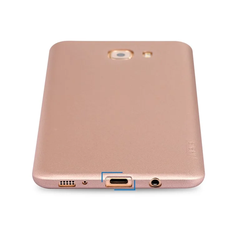 X-LEVEL Guardian Series Matte TPU Case Accessory for Samsung Galaxy C9 Pro - Gold