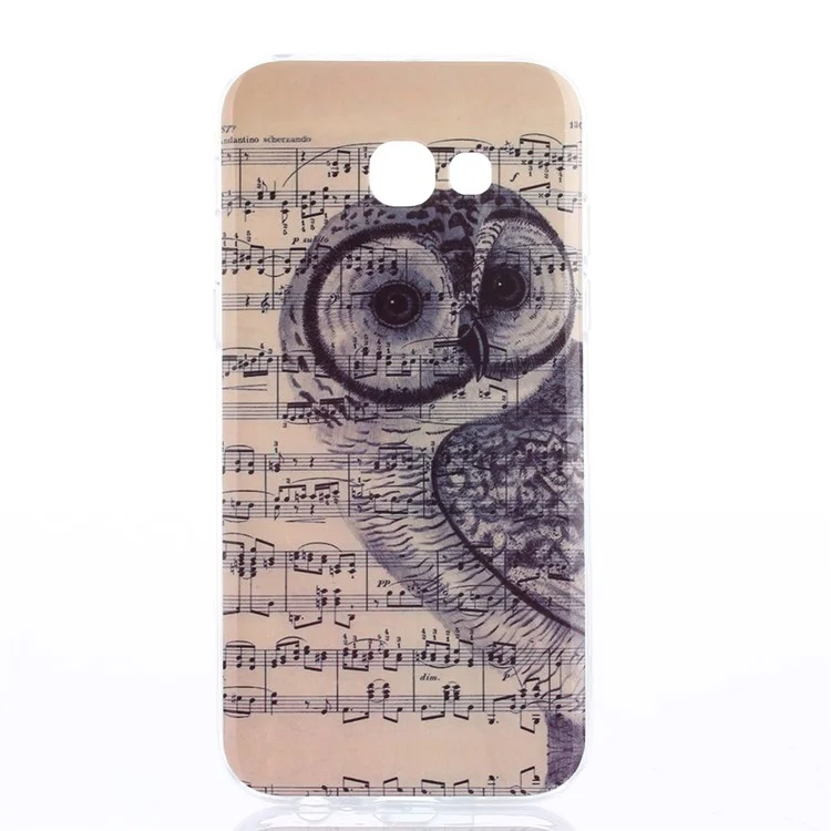 Patterned IMD TPU Cell Phone Case for Samsung Galaxy A5 (2017) - Musescore and Owl