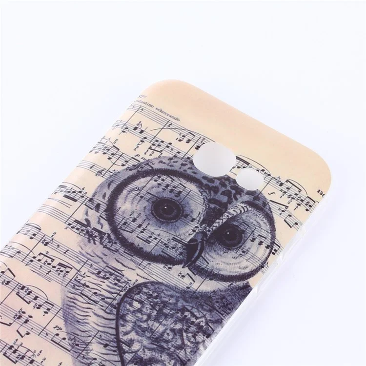 Patterned IMD TPU Cell Phone Case for Samsung Galaxy A5 (2017) - Musescore and Owl
