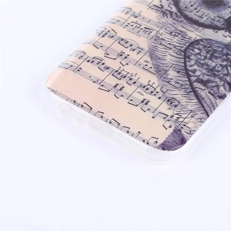 Patterned IMD TPU Cell Phone Case for Samsung Galaxy A5 (2017) - Musescore and Owl