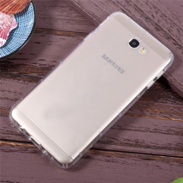 Drop-proof Clear TPU Mobile Phone Case for Samsung Galaxy J7 Prime/On7 2016
