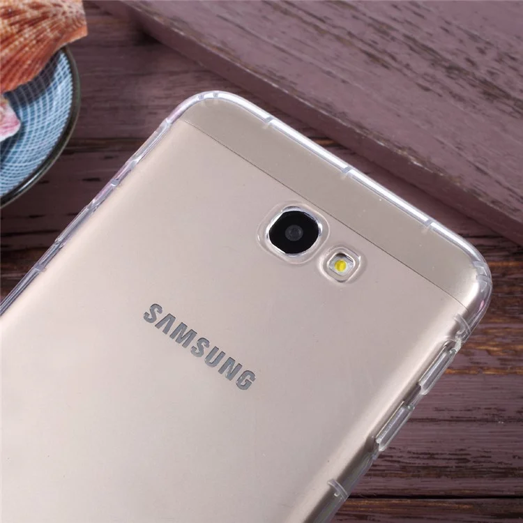 Drop-proof Clear TPU Mobile Phone Case for Samsung Galaxy J7 Prime/On7 2016
