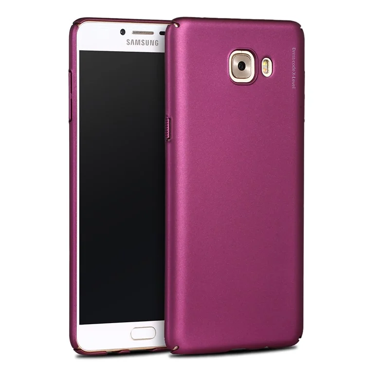 X-LEVEL Frosted PC Hard Mobile Phone Cover for Samsung Galaxy C9 Pro - Rose