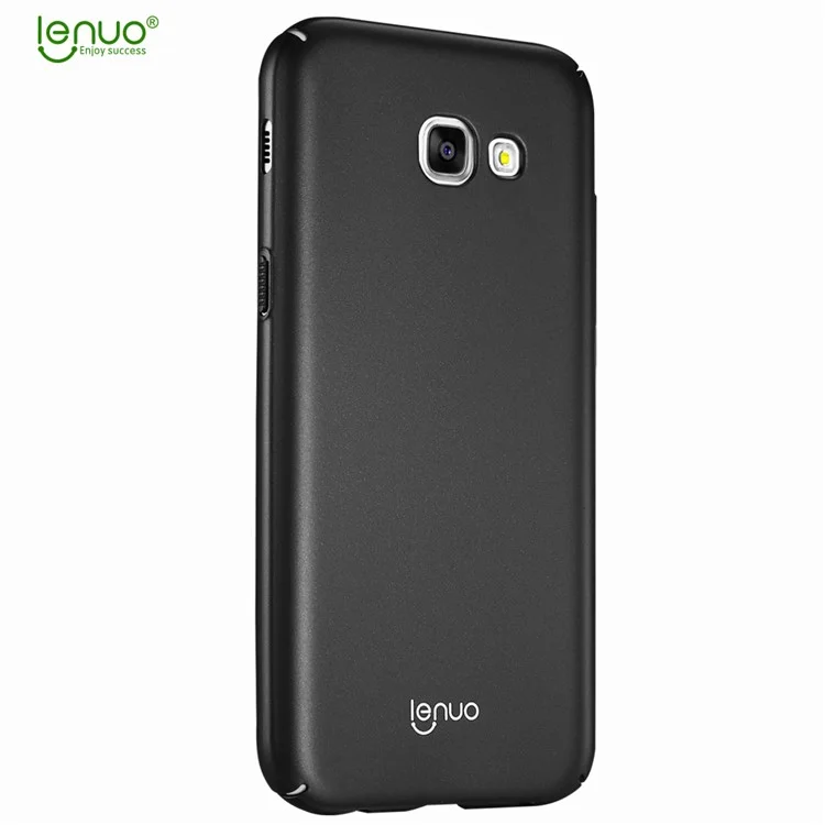 LENUO Leshield Series Silky Touch PC Hard Case for Samsung Galaxy A7 (2017) A720 - Black