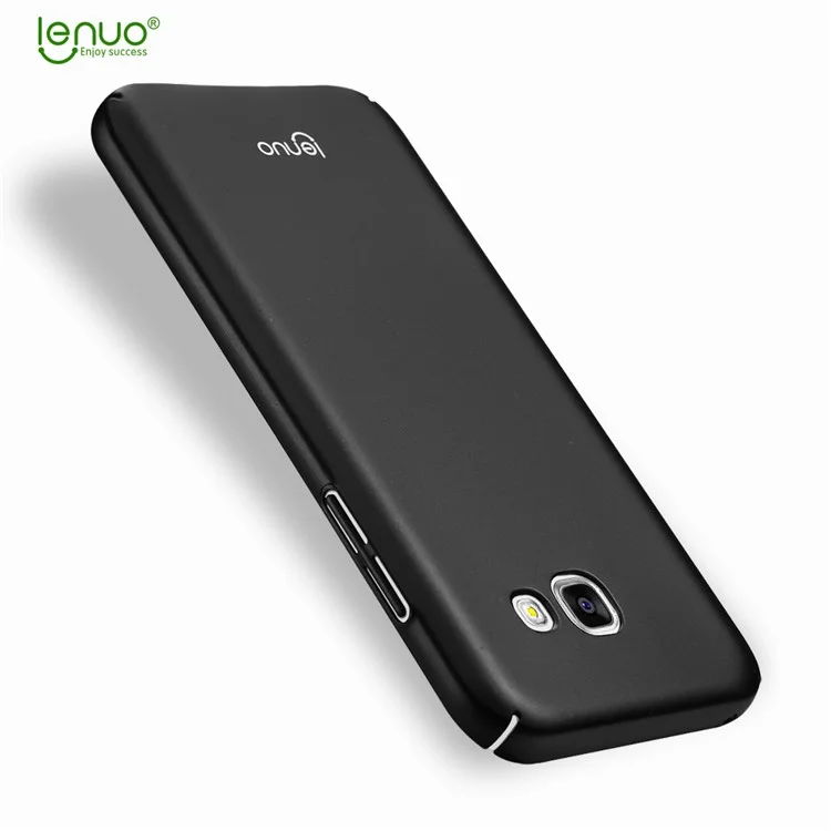 LENUO Leshield Series Silky Touch PC Hard Case for Samsung Galaxy A7 (2017) A720 - Black