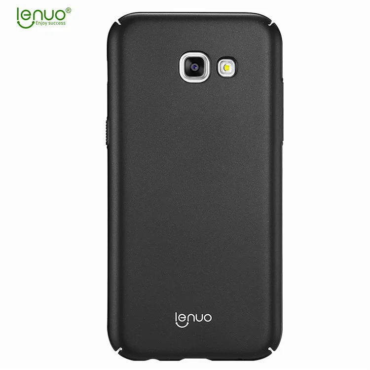 LENUO Leshield Series Silky Touch PC Hard Case for Samsung Galaxy A7 (2017) A720 - Black