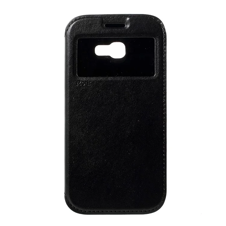 ROAR KOREA Noble Leather View Auto-absorbed Case for Samsung Galaxy A5 (2017) A520 - Black