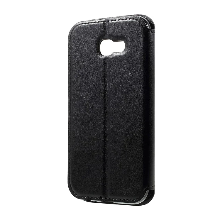 ROAR KOREA Noble Leather View Auto-absorbed Case for Samsung Galaxy A5 (2017) A520 - Black