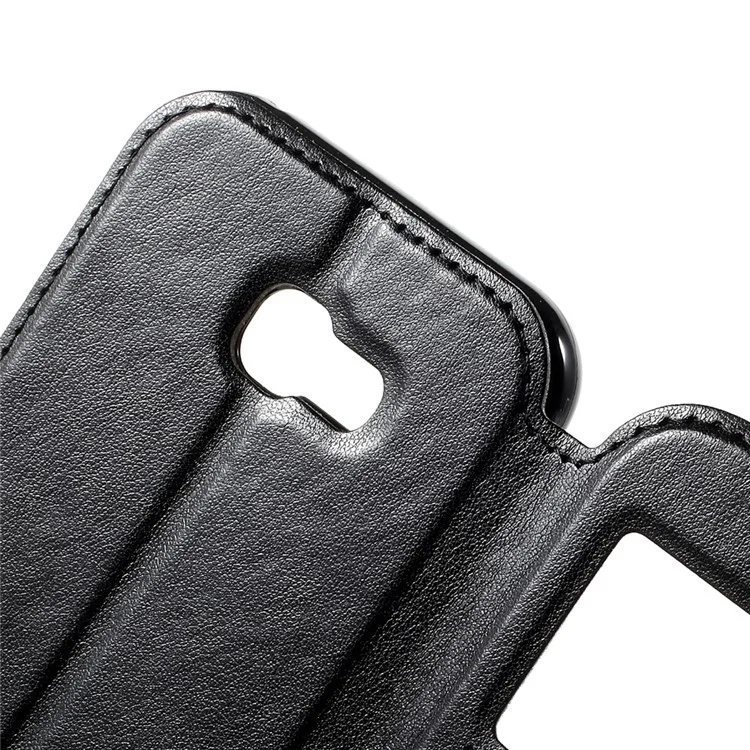 ROAR KOREA Noble Leather View Auto-absorbed Case for Samsung Galaxy A5 (2017) A520 - Black