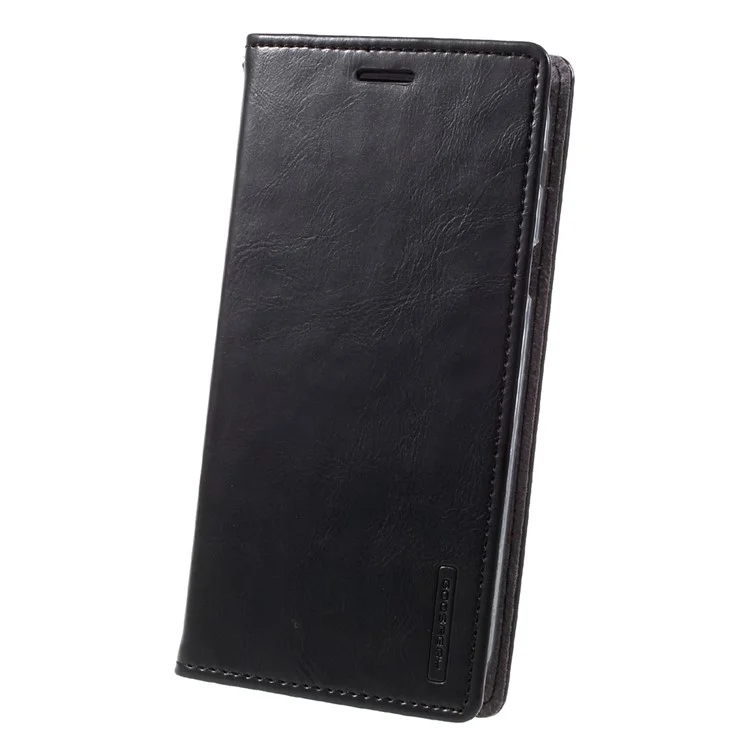 MERCURY GOOSPERY Blue Moon Leather Case for Samsung Galaxy A7 (2017) SM-A720F - Black