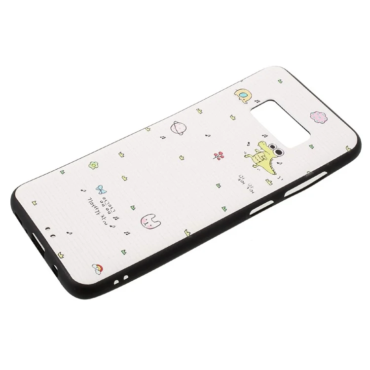 Embossed Pattern TPU Case for Samsung Galaxy S8 - Cartoon Animals