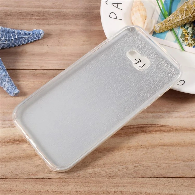 Glittery TPU + PC Hybrid Phone Case for Samsung Galaxy A5 (2017) SM-A520F - Silver