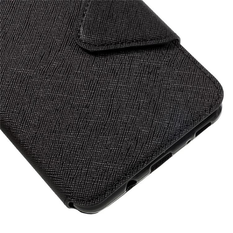 ROAR KOREA Diary View Window Leather Phone Case for Samsung Galaxy C9 Pro - Black