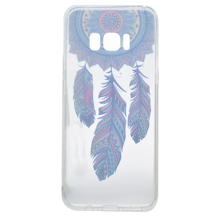 Patterned TPU Phone Case for Samsung Galaxy S8 Plus - Tribal Dreamcatcher
