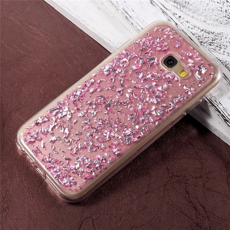 Glitter Sequins Glossy TPU Case Shell for Samsung Galaxy A5 (2017) SM-A520F - Rose