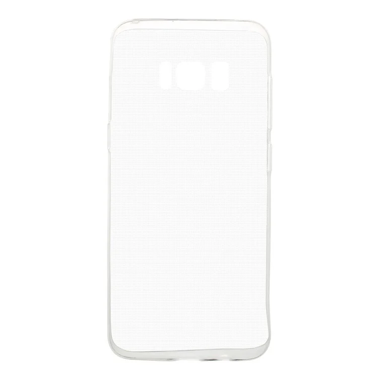 Ultra Thin Clear TPU Protective Phone Case Cover for Samsung Galaxy S8 - Transparent