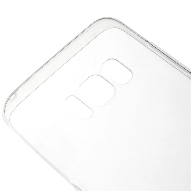 Ultra Thin Clear TPU Protective Phone Case Cover for Samsung Galaxy S8 - Transparent