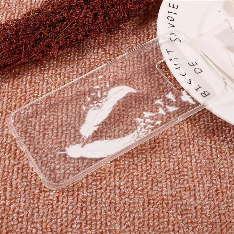 Embossed Soft TPU Back Case for Samsung Galaxy S8 - Feathers