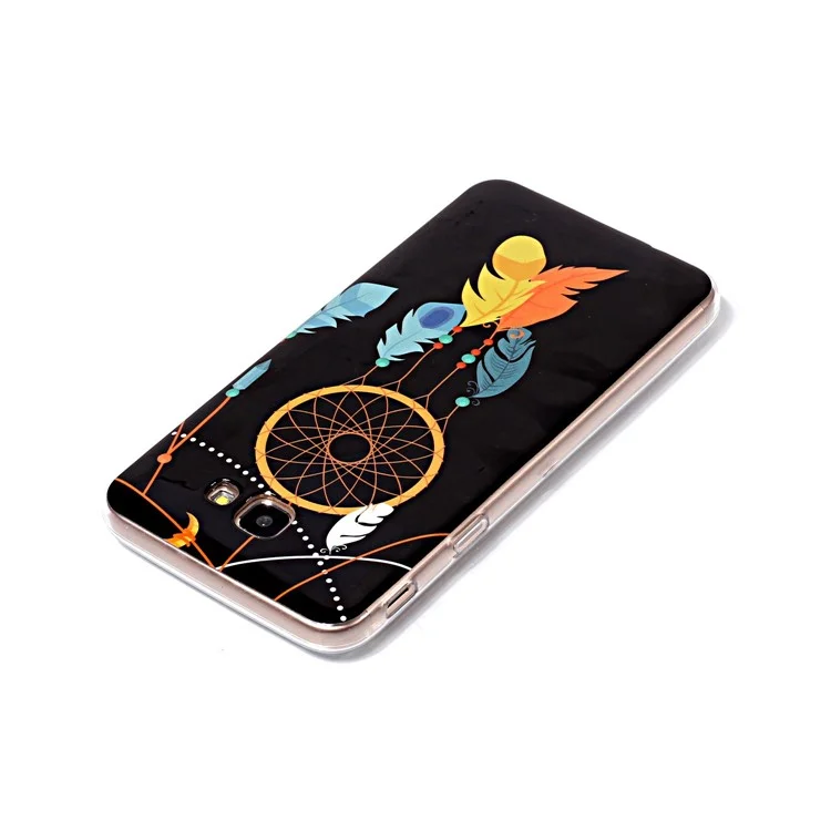 Luminous IMD TPU Case for Samsung Galaxy J5 Prime/On5 2016 - Feather Dreamcatcher