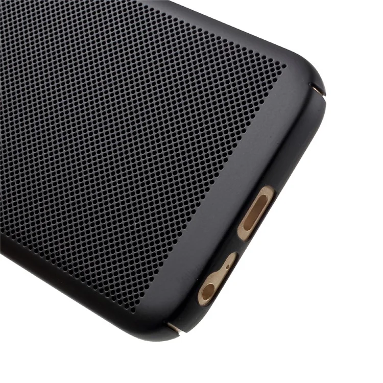 Hollow Mesh Rubberized Back Plastic Case for Samsung Galaxy A5 (2017) SM-A520F - Black