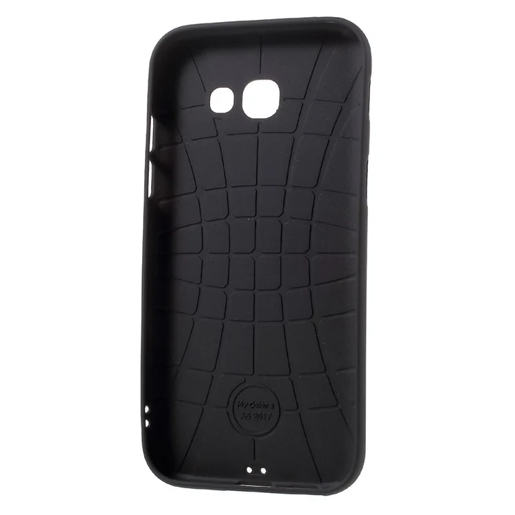 Embossment Printing Pattern TPU Mobile Phone Case for Samsung Galaxy A5 (2017) SM-A520F - Moo!