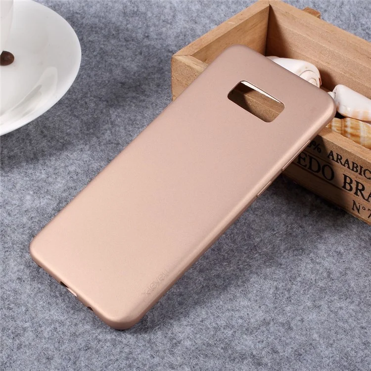 Couverture Mobile TPU Matte TPU de la Série X-niveau Pour Samsung Galaxy S8 Plus G955 - or